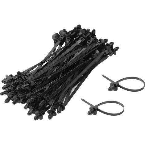 100 Stück Tannenbaum-Kabelbinder 210mm UV-beständig 2-in-1-Funktion selbstsichernd (1/5)