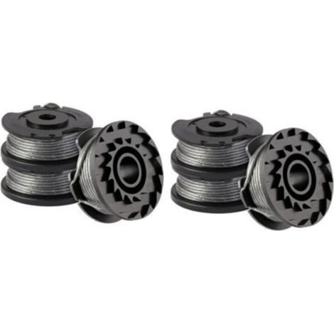 Lot de 6 bobines de fil pour coupe-bordure Bosch ART 23 SL/ART 26 SL, bobine de rechange en nylon (F016800569+F016800385), diamètre : 1,65 mm, 4,9 m (1/5)