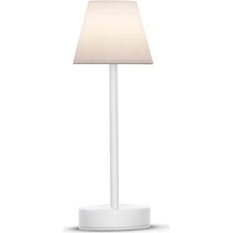 NewGarden LUMLLS030BXWLNW Lola Slim 30 Lampada da Tavolo LED con Batteria Ricaricabile Touch IP44 per Interni ed Esterni colore Bianco (1/5)