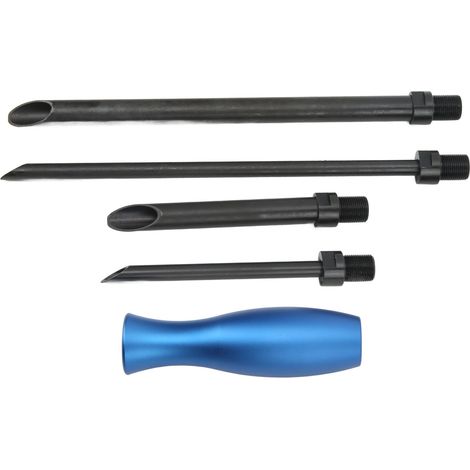 Kit d'outils d'insertion de fils 7618 acier pour passage câblage auto camping-cars bateaux 4 outils + poignée (1/5)