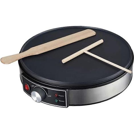 Électrique crepe fabricant machine pancake machine batter cuisine cuisson roti tortilla blintzes pancakes bacon eu prise (1/5)