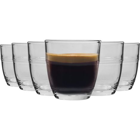Lot de 6 verres Gigogne 90 ml, sans repère de remplissage (1/2)