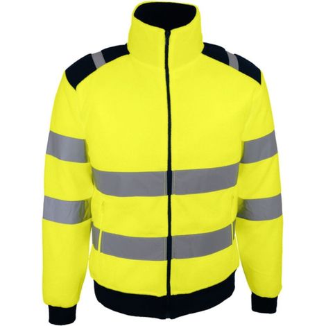 Giacca in pile alta visibilitÃ  Singer Safety Giallo XXXL