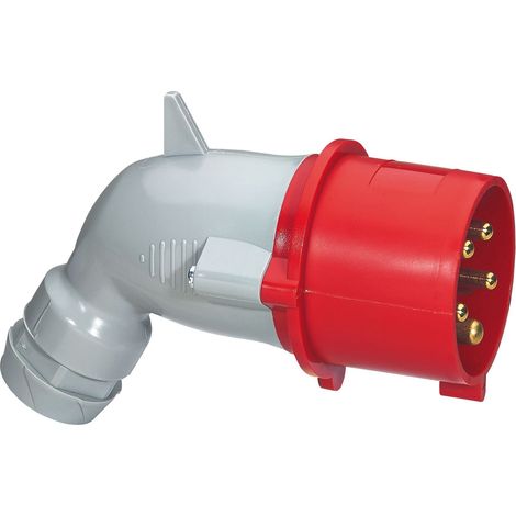 Enchufe angular P17, IP44, 32A – 380V a 415V – 3P+N+T - LEG056478