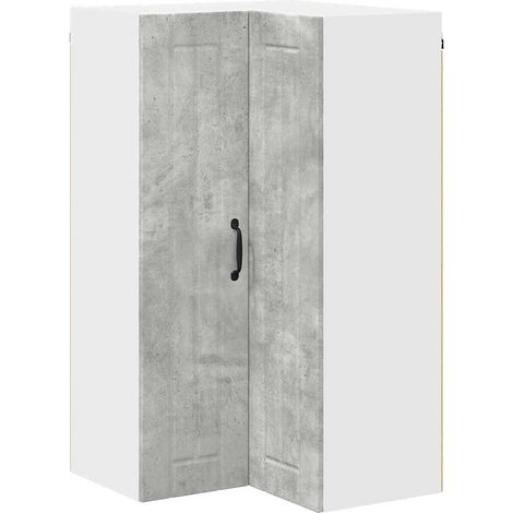Meubles de Rangement,Armoire de cuisine avec étagère Gris béton 57 x 57 x 100 cm CFW843713 (1/5)