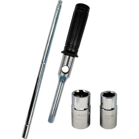 Clé à écrou de Roue Universelle, clé Roue, Accessoires détachables pour Voiture, Camion, véhicule et fourgonnette. - (1/5)
