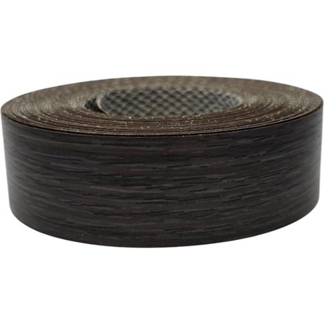 Bande de chant thermocollante 21mm x 5m épaisseur 0,50mm Mélaminé Facile à Appliquer Bricolage Étagère Meuble Panneau Bois Durable, Chêne Baroque (1/3)