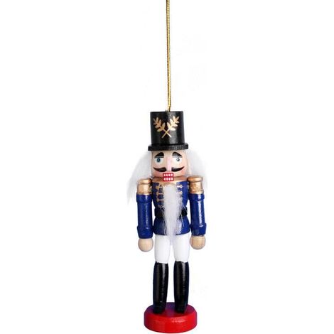 Nussknacker-Holzfigur-Anhänger 12,5 cm Nr. 4 (1/3)