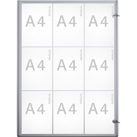MAUL, Vitrine d'affichage, profondeur extérieure 27 mm,