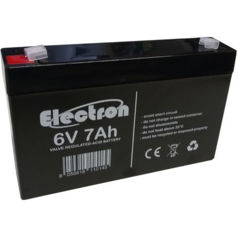 Batteria al piombo ermetica 6V 7Ah