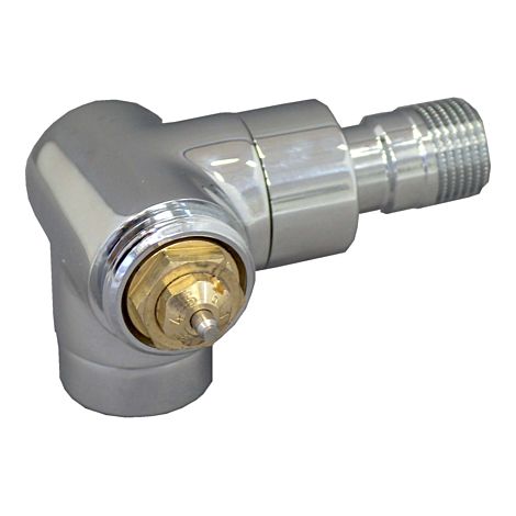Vanne thermostatique OV, série E, angle en L, DN 15, 1/2" Z, PN 10, chromée (1/2)
