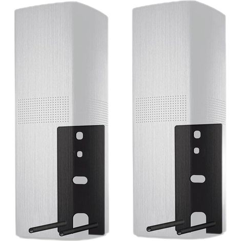 Support mural en métal noir pour enceinte centrale BOSE Lifestyle 650/700 (1/5)