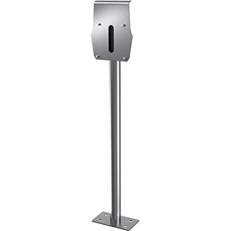 MENNEKES 18592 - SUPPORT AUTOPORTANT EN ACIER INOXYDABLE POUR WALLBOX AMTRON - STATION DE CHARGEMENT POUR ABRIS DE VOITURE OU TE