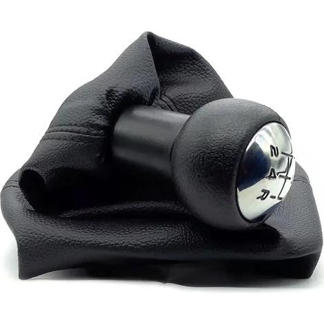 Pommeau Voiture pour Peugeot 307 Pommeau Voiture 5 Vitesses Pommeau De Levier Vitesse Soufflet Couvercle Coffre Bâton Leviers Vitesse (1/5)