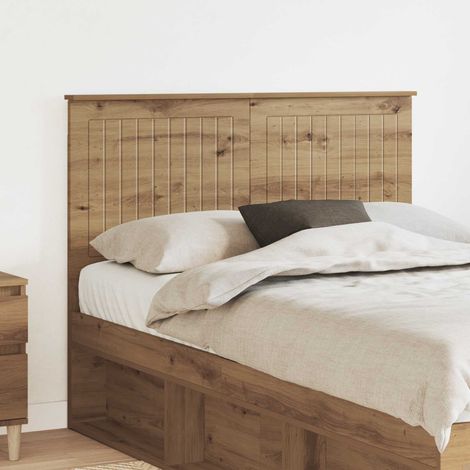 vidaXL Tête de lit Chêne artisanal Bois d'ingénierie