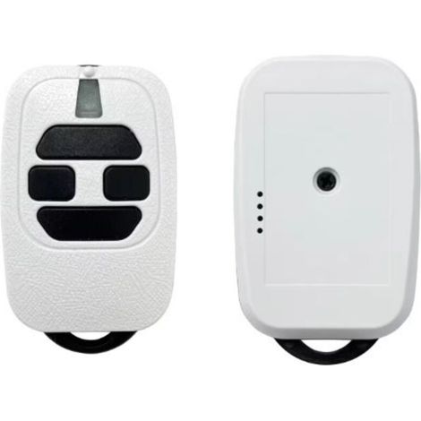Tragbarer Garagentoröffner-Sender (2-teilig) – 433,92 MHz – Kompatibel mit DEA GTI2/4, GT2/4, Mio TR2/4, Mio TR2N/4N – 4 Tasten (1/4)