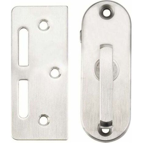 Verrou Porte en Acier Inox Loquet Porte Antirouille Verrou Porte Coulissante à Visser Verrou de Sécurité Fermeture Porte Loquet Verrou Porte Garage pour Porte Grange Sécurité Garage (1/4)