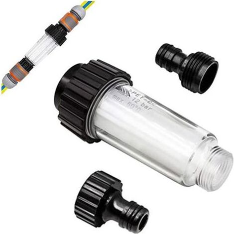 1 Filtre Tuyau Arrosage,ABS,Connexion 3/4 Pouce,Compatible Kärcher,Jardin (1/4)