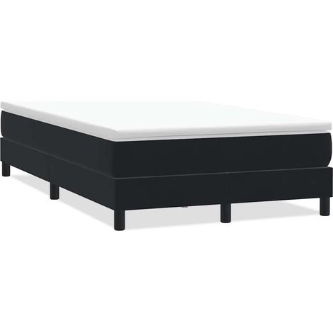 Maison Exclusive - Cama box spring sin colchón negro terciopelo 1 (1/5)