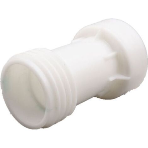 Raccord pour cuve IBC, adaptateur IBC S60x6, rallonge d'entretoise, raccord pour conteneur IBC, filetage droit gros S60x6 vers filetage gros S60x6 avec joint PVC (1/2)