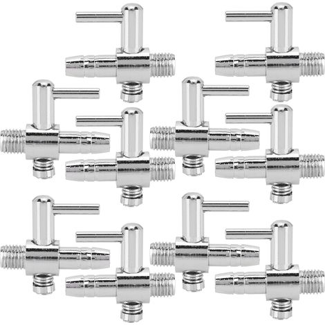 Régulateur de Débit d'Air en Acier Inoxydable pour Aquarium - Valve Ajustable pour Pompe à Oxygène - 10 Pièces Par Paquet - AUTRES (1/2)