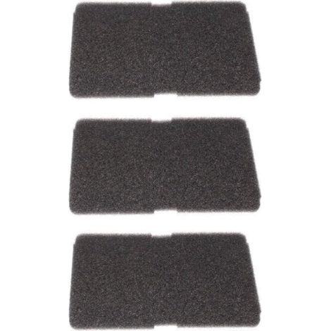 Lot de 3 filtres à peluches pour sèche‑linge – 245x155 mm – Compatibles avec certains modèles – Entretien du sèche‑linge