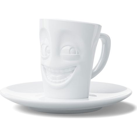 Tasse et sous tasse expresso en Porcelaine Tassen - Rieur (1/3)