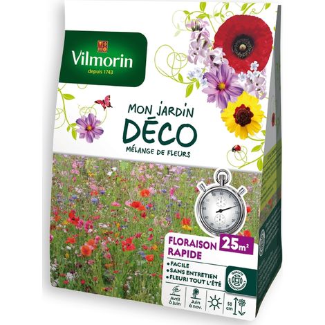 Vilmorin - Les Mélanges de Fleurs 25m2 floraison rapide (1/2)
