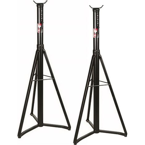Chandelle 2.5 tonnes Eagle – Supports d'essieu soudés – Hauteur réglable 1220 à 1800 mm – Capacité max 2,5 tonnes (1/2)