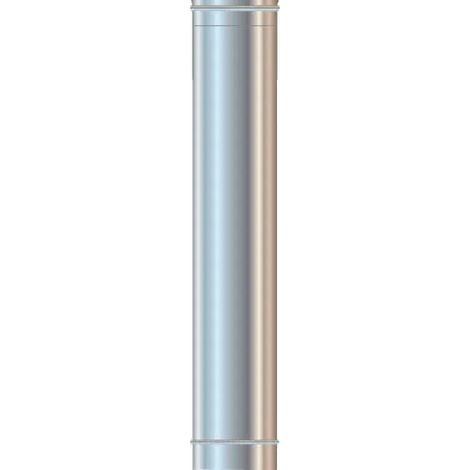 Canna Fumaria/Tubo Inox 304 Mono Parete Ø110 - 100 Cm