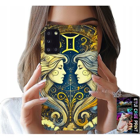 Custodia per Samsung Galaxy A31 - segno zodiacale, custodia con tema astronomia Gemelli (1/5)