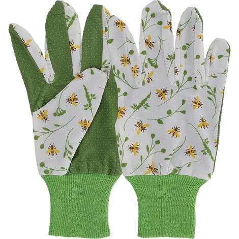 Guanti da giardinaggio con motivo ape