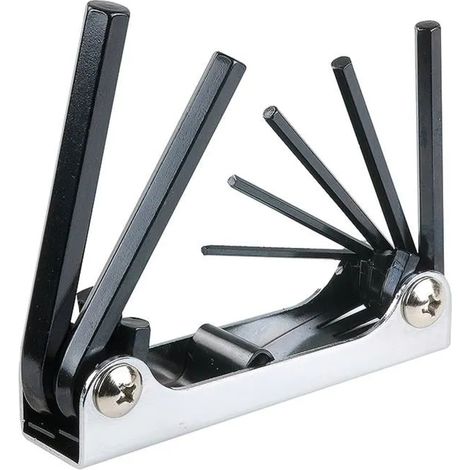 Llaves allen kwb 147280 acero cromo-vanadio 7 piezas