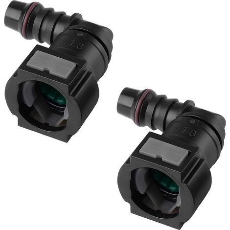2 Pièces Raccord Rapide Conduite Carburant, Conduite Carburant Coupleur Tuyau, Véhicule Conduite Carburant Connecteur Connexion Dégagement Rapide (1/5)