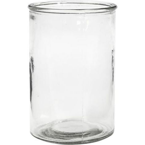 Bougeoir en verre - 10 x 14,5 cm - 6 pcs - Transparent - Contemporain - Design