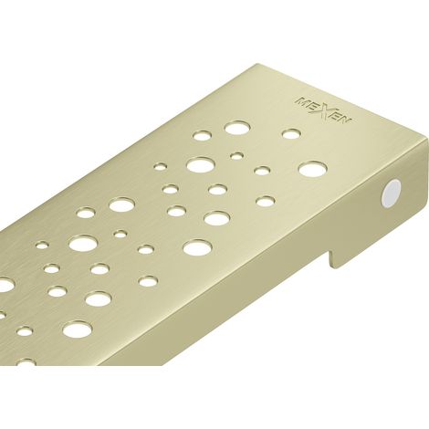 Mexen Flat M12 Abdeckung für Linienablauf 50 cm, gebürstetes Gold - 1A21050 (1/5)