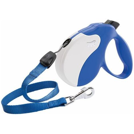 Ferplast AMIGO CORD Guinzaglio allungabile con cordino. 4 misure e vasta scelta di colori.. Variante L - Misure: 16 x 3.8 x h 15 cm - Blu