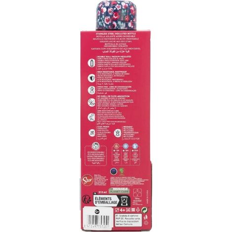 Flasche de wiederverwendbare Thermo-Wasserflasche de Edelstahl doppelt isoliert de 515 ml de Minnie Mouse - Disney (1/5)
