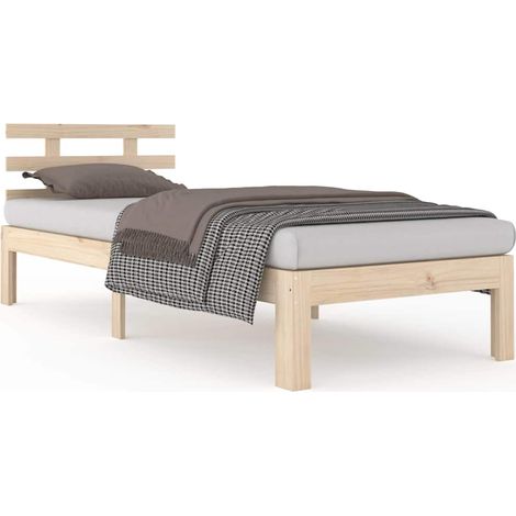 Maison Exclusive - Giroletto in Legno Massello 75x190 cm Small Single (1/5)