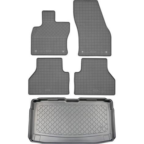 Volkswagen Caddy Maxi V Caddy Life/Style/Move Kombi (5 puertas) desde noviembre de 2020. JUEGO: alfombrillas de goma para coche + alfombrilla para maletero. (1/5)