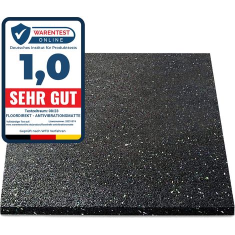 Tapis Anti-Vibrations Qui absorbe Les Vibrations et Le Bruit, découpable, ep = 20 mm, 125 x 300 cm