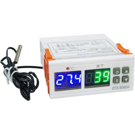 Timer Thermostat, ABS Digital Regulator with LCD Control (1/5)