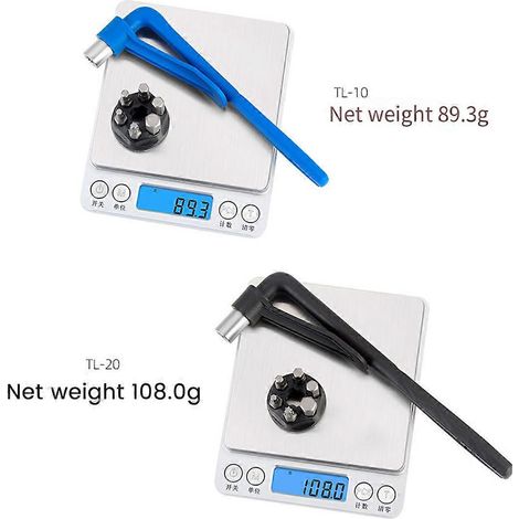 Tragbarer Drehmomentschlüssel für Fahrräder, Innensechskant-Set TL-10, Blau
