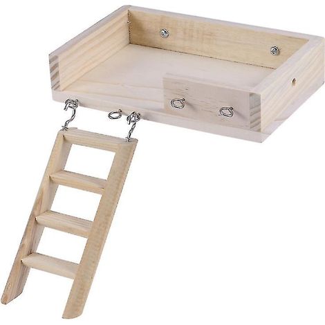 Lot de 2 jouets en bois pour hamster (1/3)