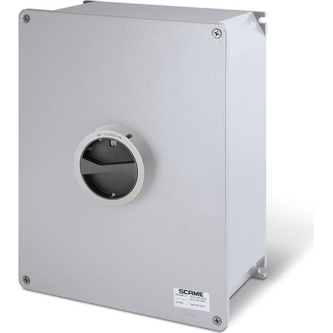 Interrupteur-sectionneur general 160A 3P 690V en boitier métal 410x315x150mm gris IK09 IP65