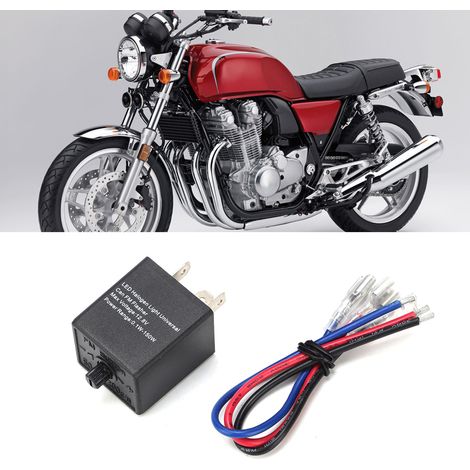 Relais clignotant LED universel 12 V réglable pour moto (1/5)