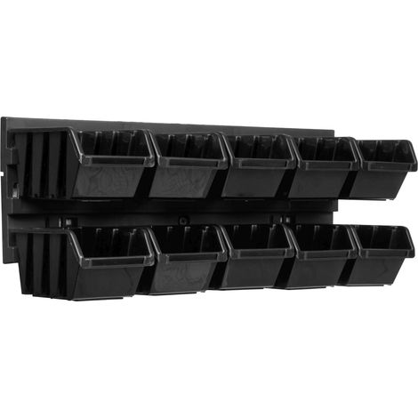 Werkstatt-Werkzeugbrett 39x13 cm + 10 Ablagen (1/5)
