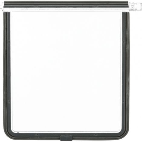 Trappe de rechange 18 × 20 cm en plastique pour chatière Trixie 44241 et 44242 – Dimensions adaptées pour installation facile