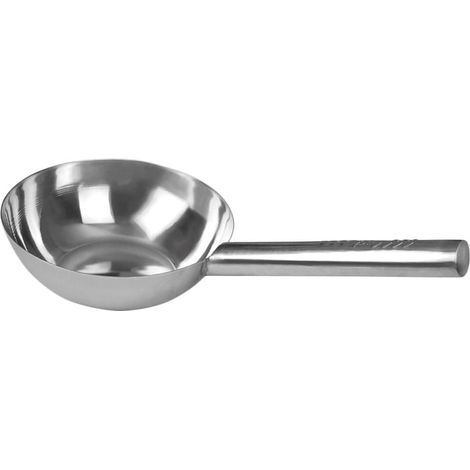 Louche à eau en inox à long manche, cuillère à soupe, outil d'arrosage multiusage et le service