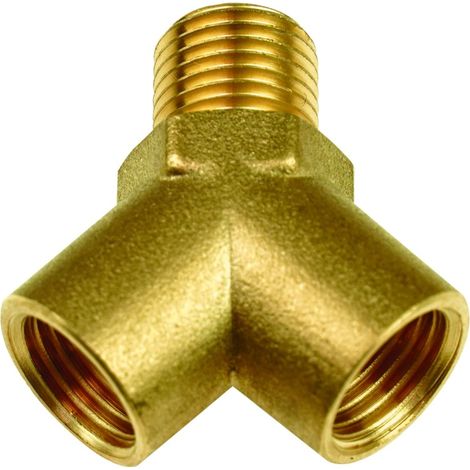 DEDRA raccordo a Y 1/4" - derivazione in ottone per impianti pneumatici